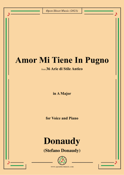 Donaudy-Amor Mi Tiene In Pugno,in A Major
