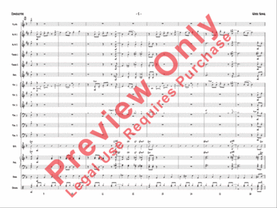 Work Song Jazz Ensemble scores gallery preview page 5
