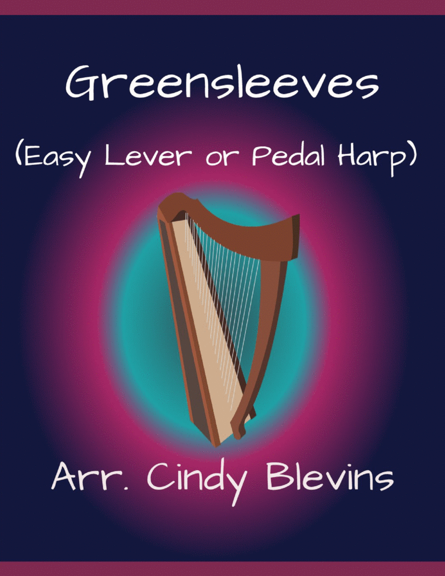 Greensleeves, for Easy Harp Solo image number null