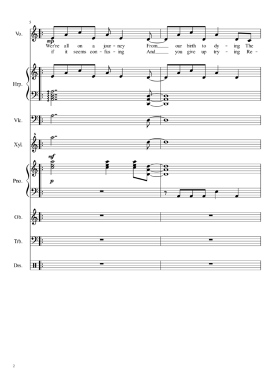 The Only Thing That Matters Large Ensemble scores gallery preview page 2