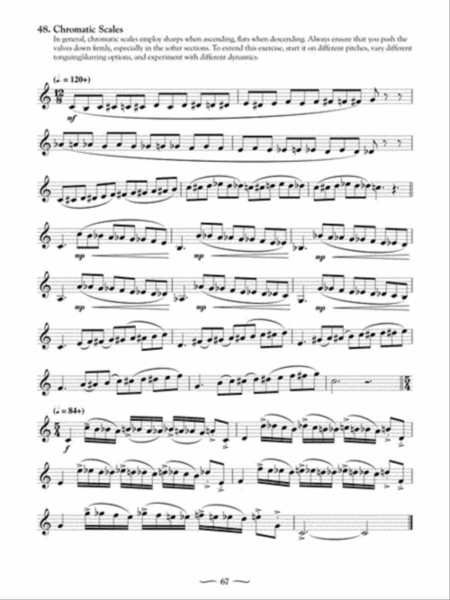 Trumpet Hanon Trumpet Solo scores gallery preview page 6