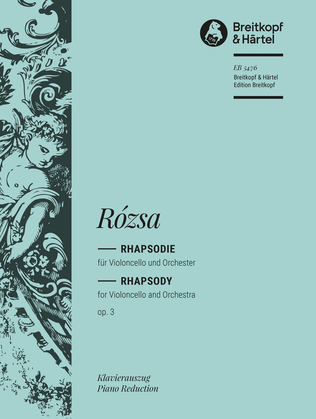 Book cover for Rhapsody Op. 3