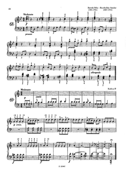 Ausgewählte Etüden III für Klavier