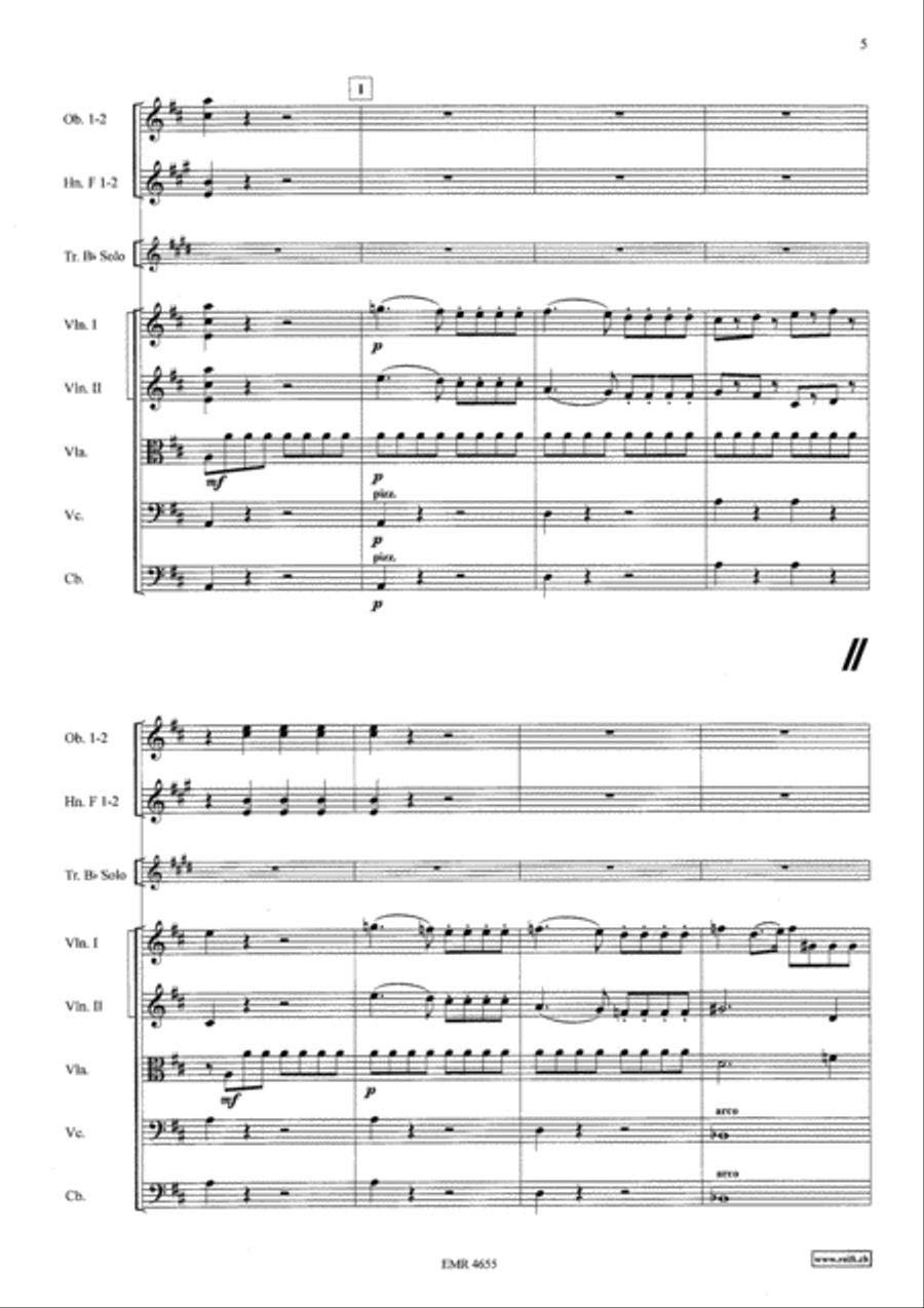 Concerto in D Major Concerto in D Major Orchestra scores gallery preview page 5