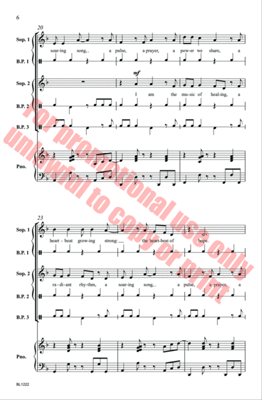 Hope, Peace, Joy: A Trilogy Choir scores gallery preview page 7