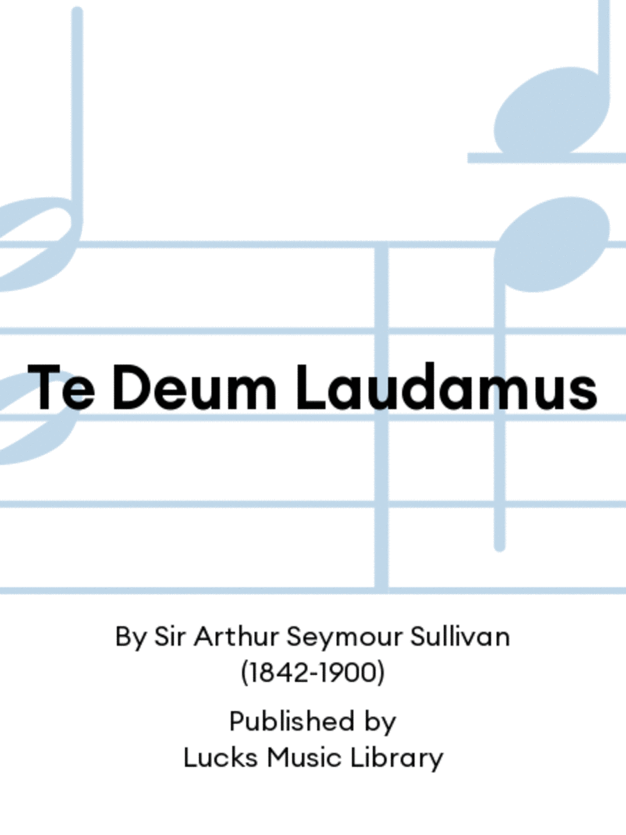 Te Deum Laudamus 4-Part scores gallery preview page 1