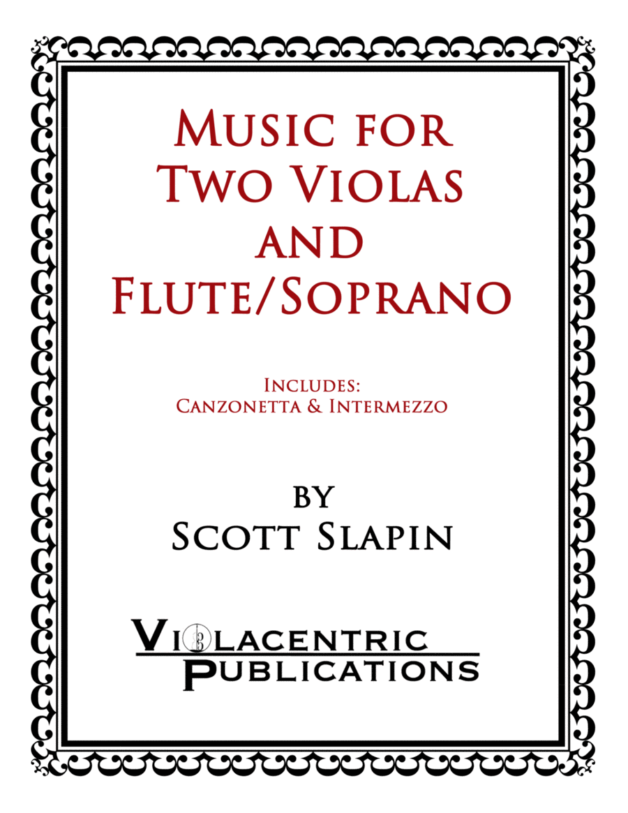 Music for Two Violas and Soprano or Flute