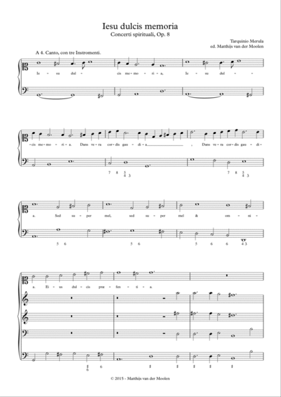 Jesu Dulcis Memoria