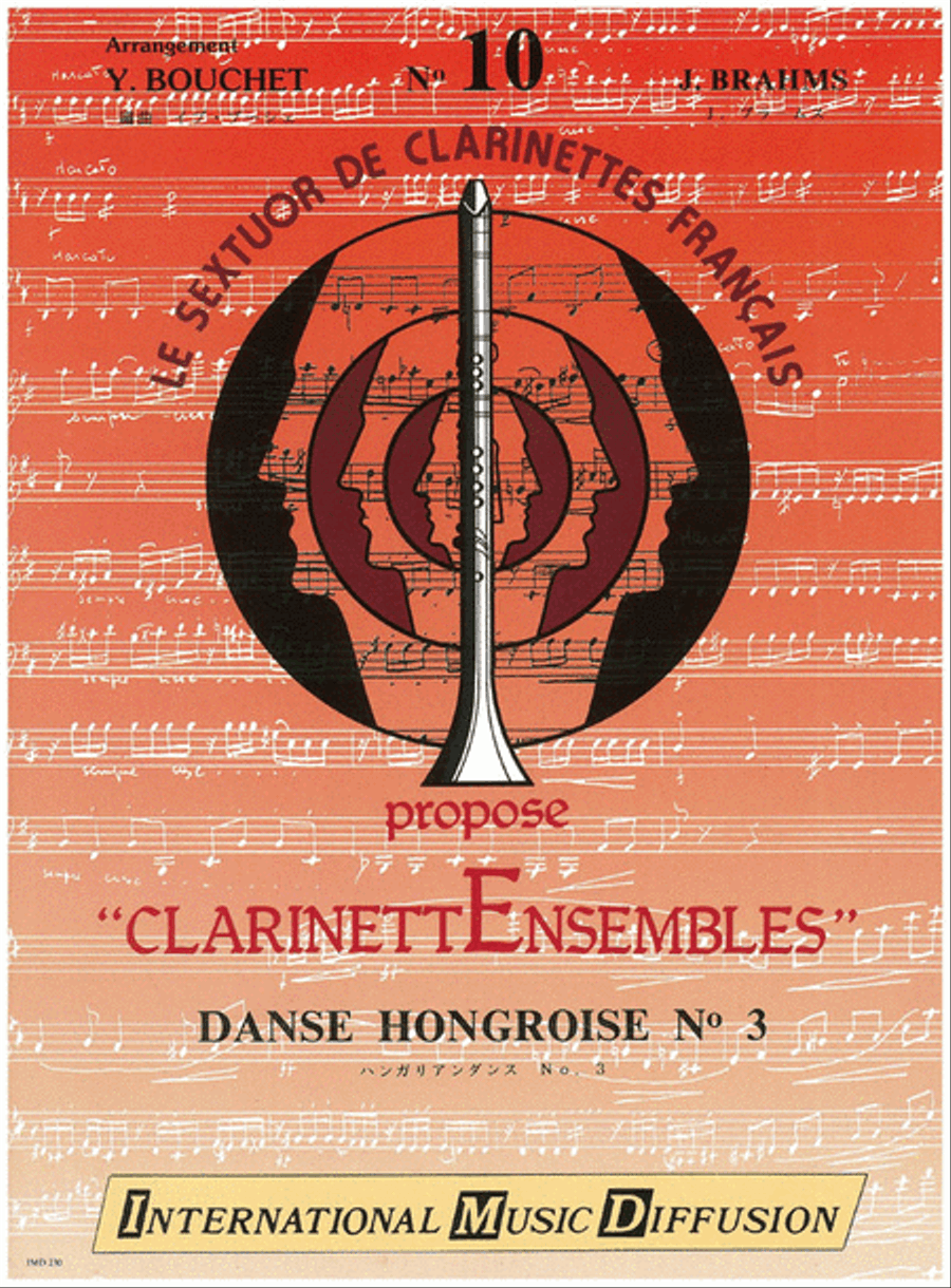 Danse hongroise No. 3 Clarinet scores gallery preview page 1