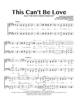 Book cover for This Can't Be Love