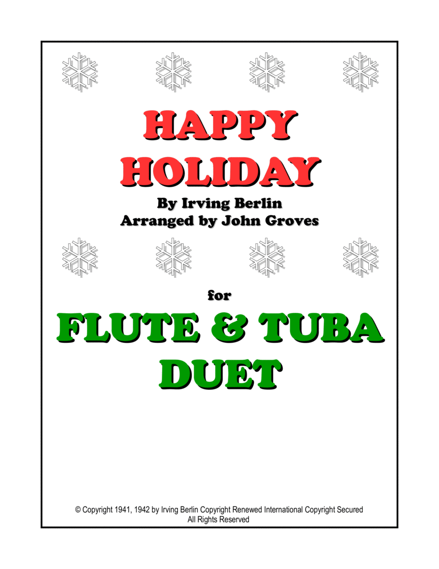 Happy Holiday Happy Holiday Flute scores gallery preview page 1
