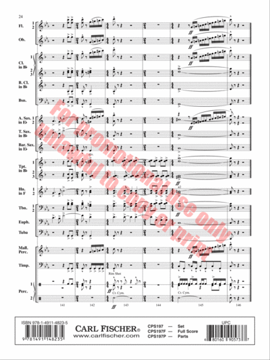 Polar Vortex Concert Band scores gallery preview page 25