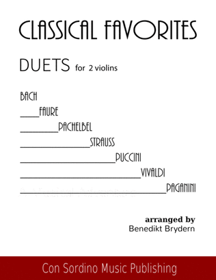 Classical Favorites - Duets