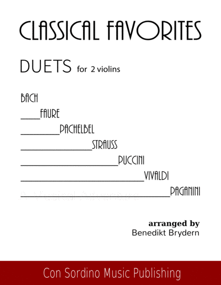 Classical Favorites - Duets image number null