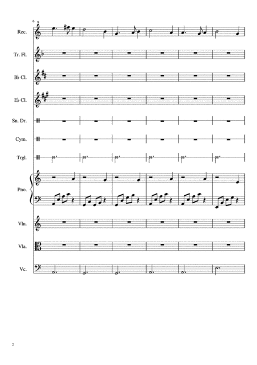 Greensleeves Percussion Ensemble scores gallery preview page 2