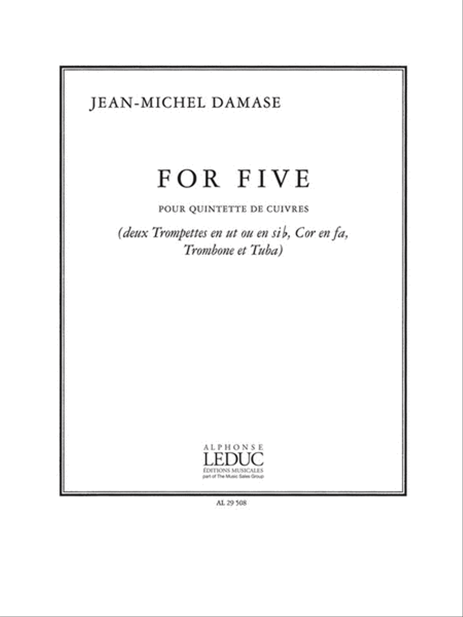 For Five (quintet-brass) School and Community scores gallery preview page 1