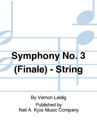 Symphony No. 3 (Finale) - String