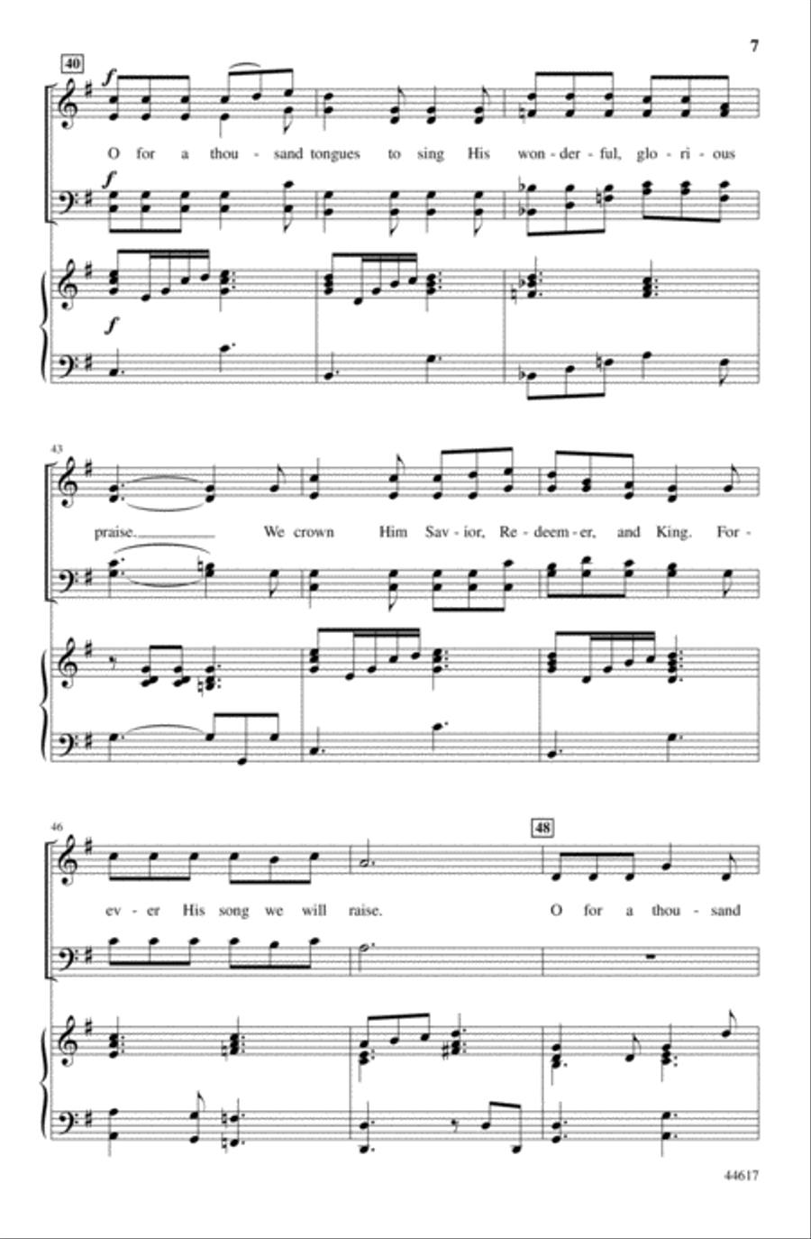 A Joyous Call to Praise 3-Part scores gallery preview page 7