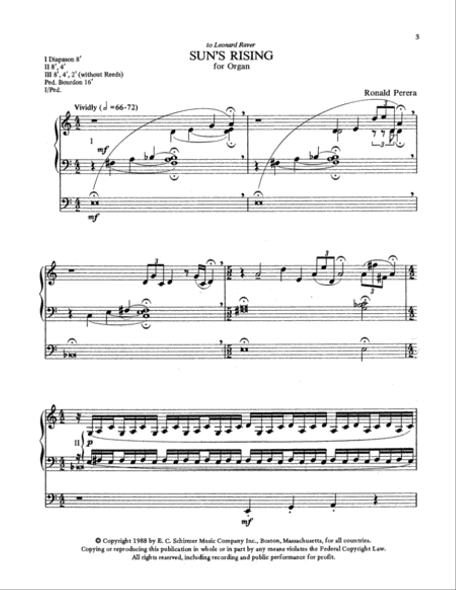 Sun's Rising Sun's Rising Organ scores gallery preview page 8