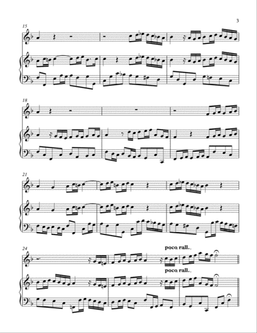 All My Heart This Night Rejoices Small Ensemble scores gallery preview page 3