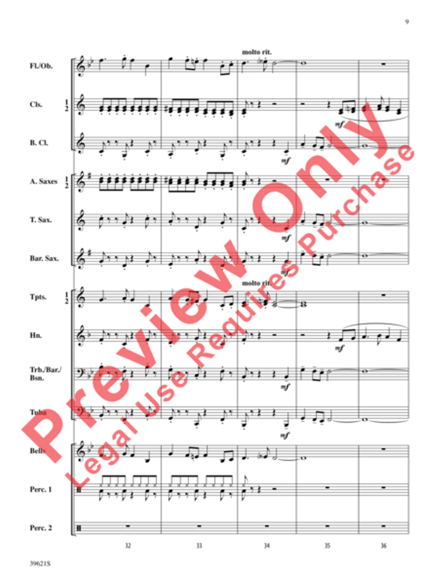 Clowning Around Clowning Around Concert Band scores gallery preview page 10