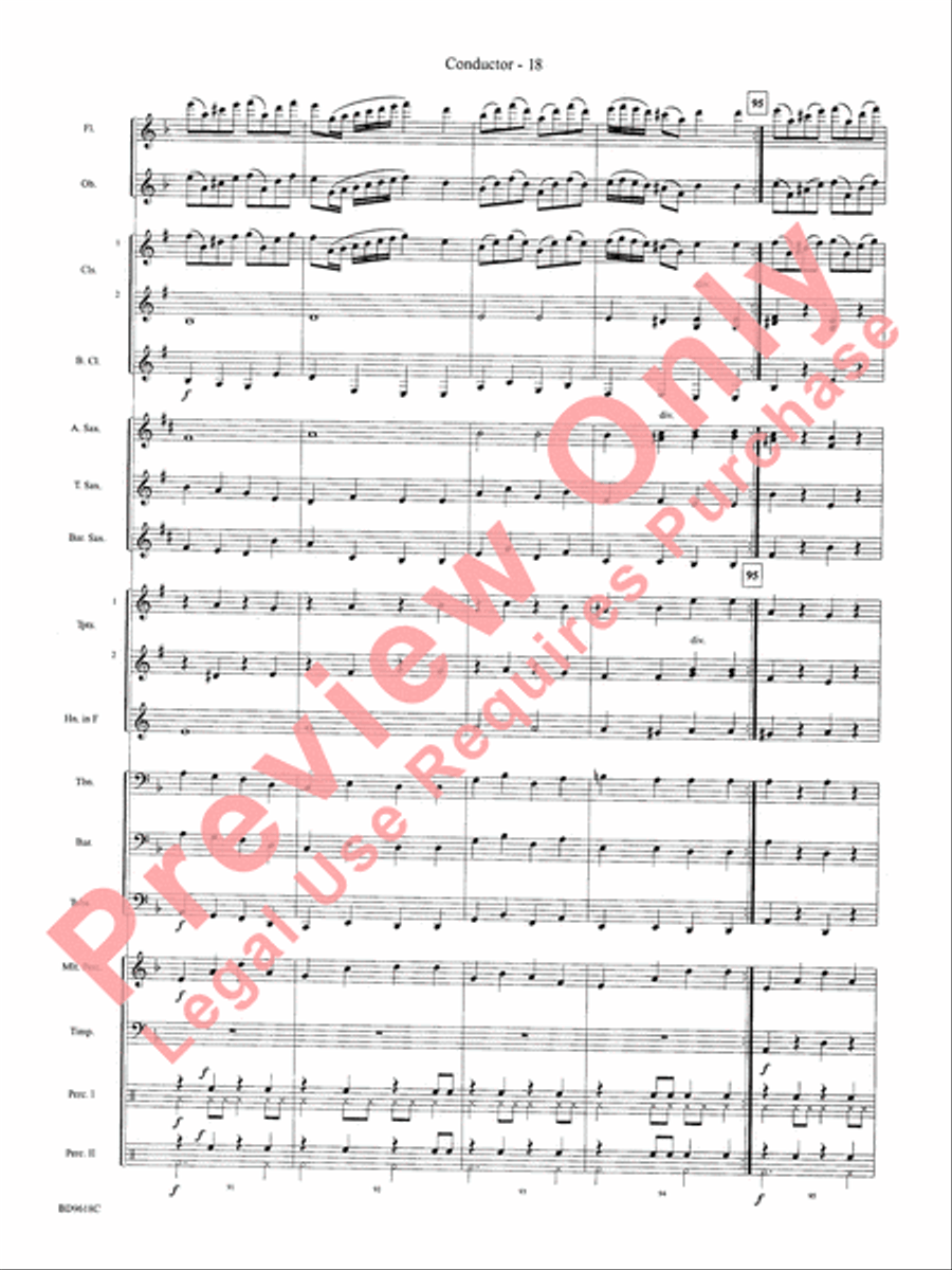 Hatikvah Concert Band scores gallery preview page 21