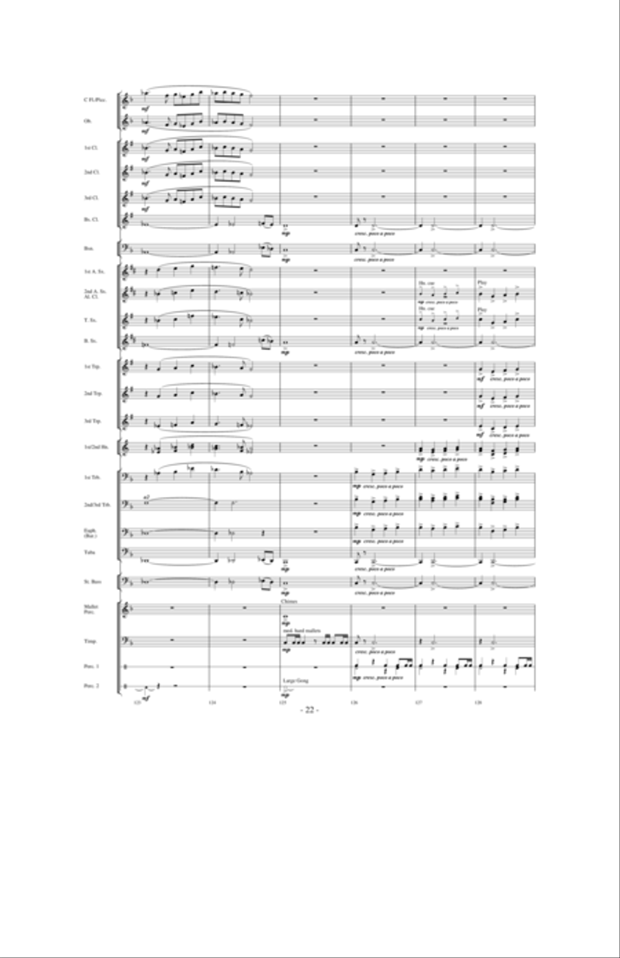 Flight of Valor Flight of Valor Concert Band scores gallery preview page 21