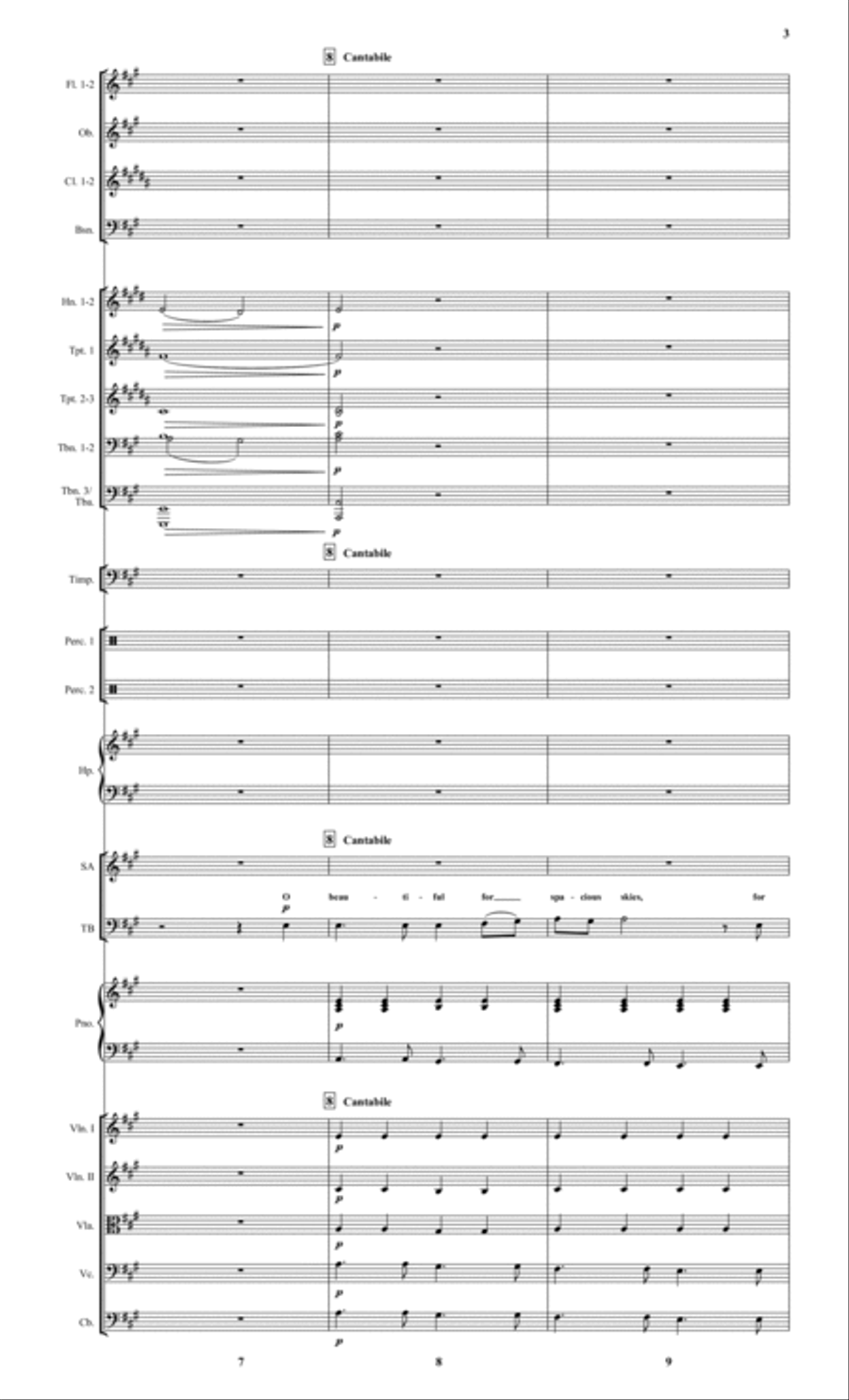 From Sea to Shining Sea From Sea to Shining Sea Full Orchestra scores gallery preview page 4