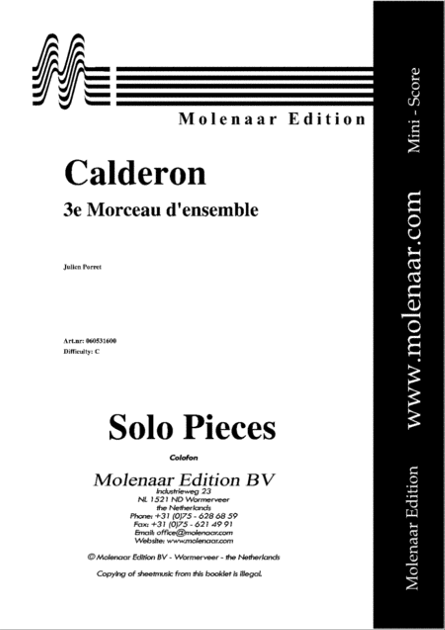 Calderon Brass Quartet scores gallery preview page 2