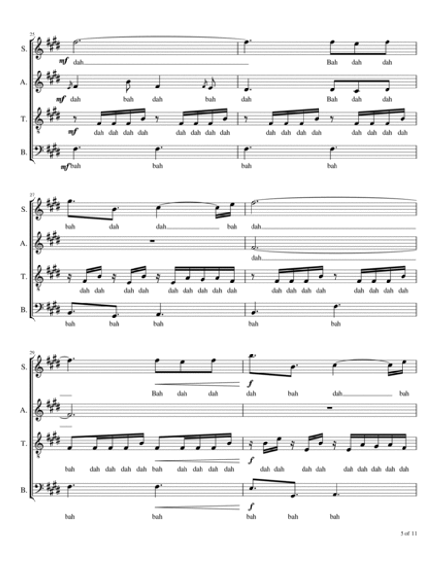 Waiting To Breathe Waiting To Breathe 4-Part scores gallery preview page 6