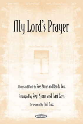 Book cover for My Lord's Prayer - Orchestration