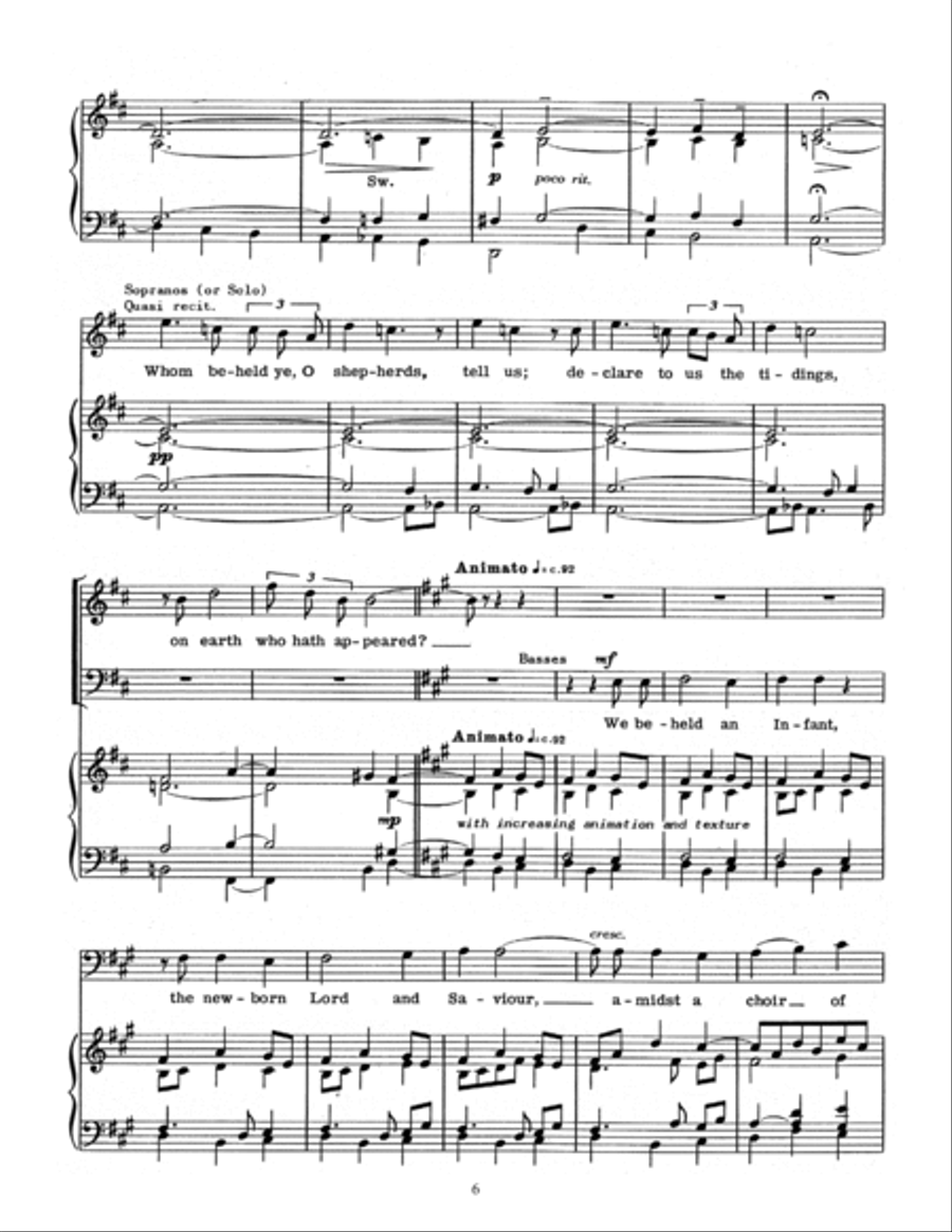 Ye Shall Know That The Lord Will Come 4-Part scores gallery preview page 6