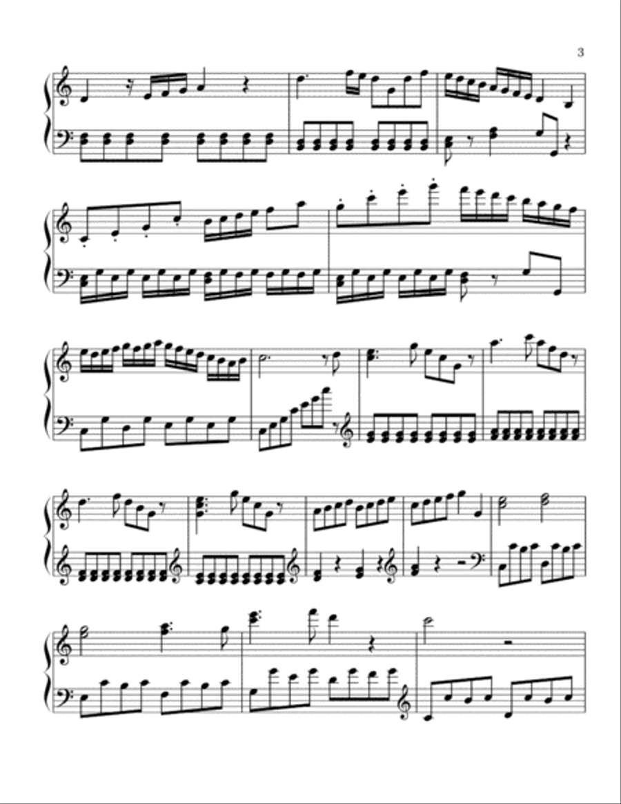 Allegro in C Major Allegro in C Major Piano Method scores gallery preview page 3