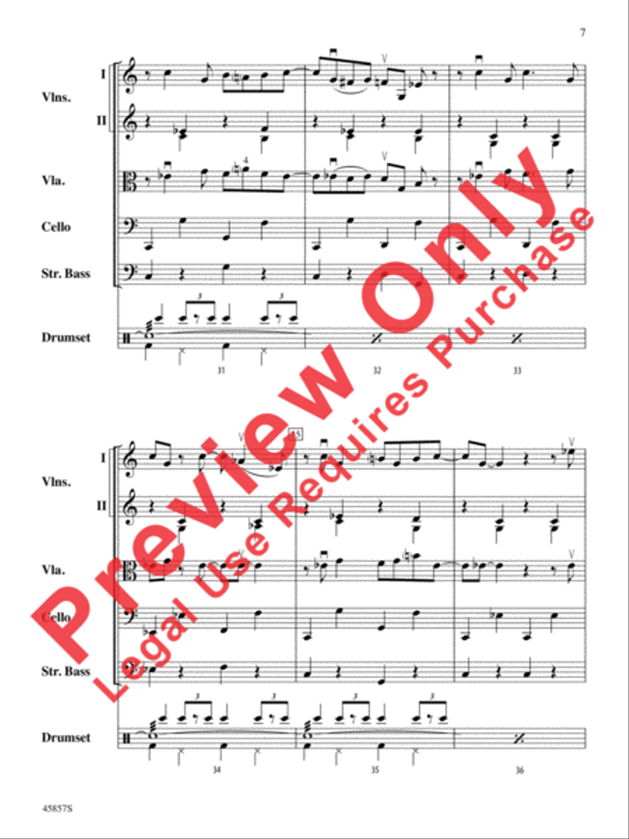 Fantastic Beasts and Where to Find Them String Orchestra scores gallery preview page 8