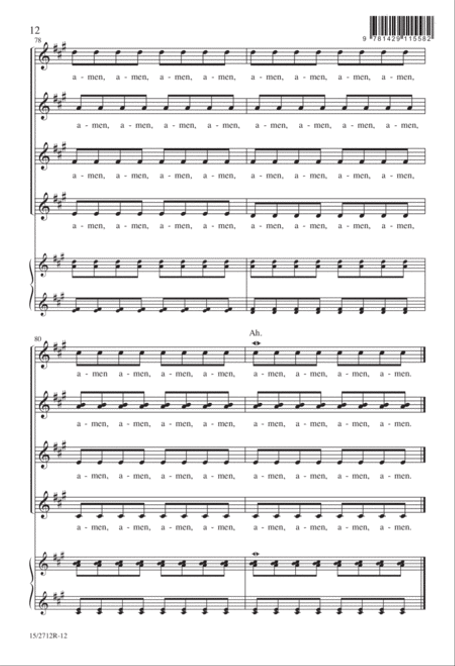 Gloria Gloria SSAA scores gallery preview page 12