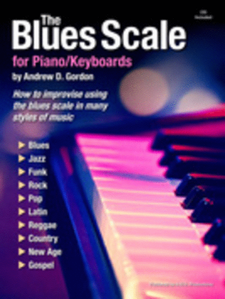 Book cover for The Blues Scale for Piano/Keyboards