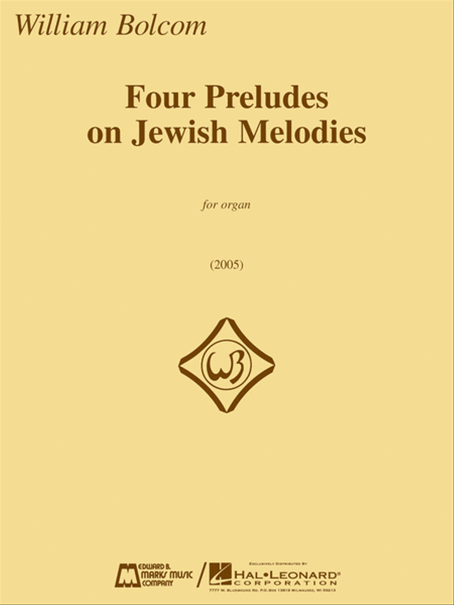 William Bolcom - Four Preludes on Jewish Melodies