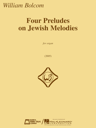Book cover for Four Preludes on Jewish Melodies