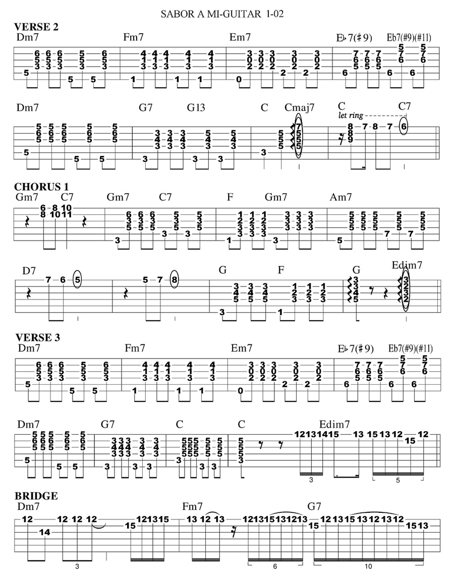 Sabor A Mi (be True To Me) Vocal Duet scores gallery preview page 2