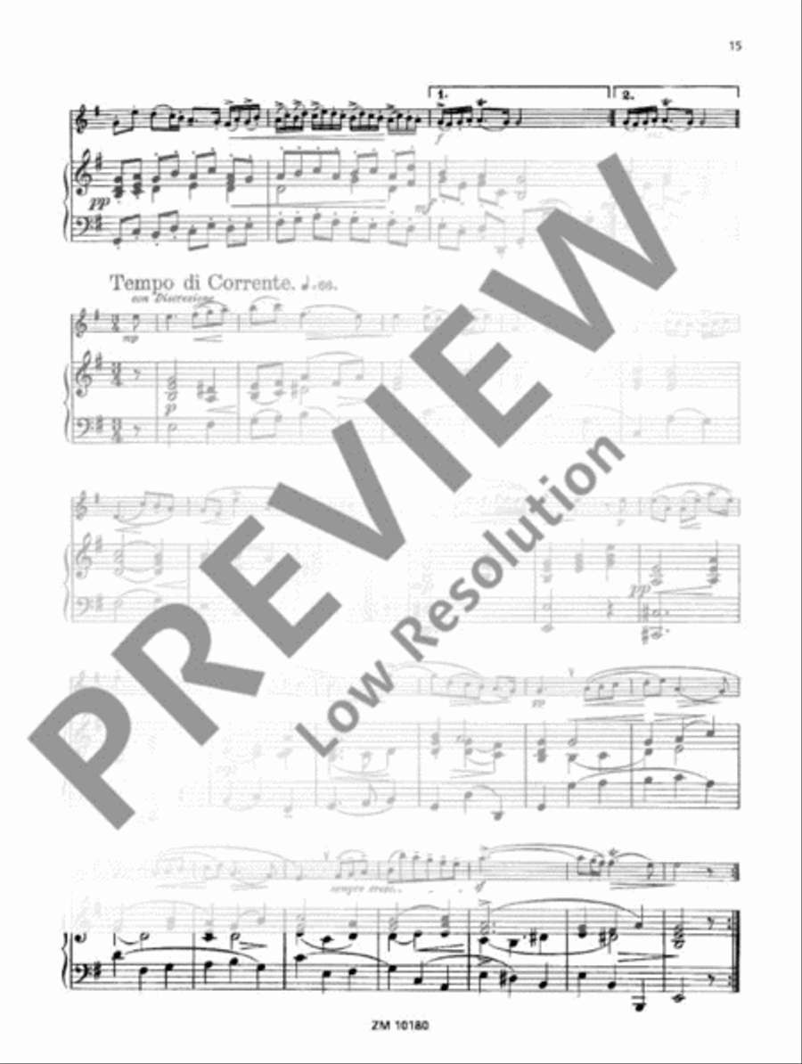 Twelve Chamber Sonatas Twelve Chamber Sonatas Flute Solo scores gallery preview page 16