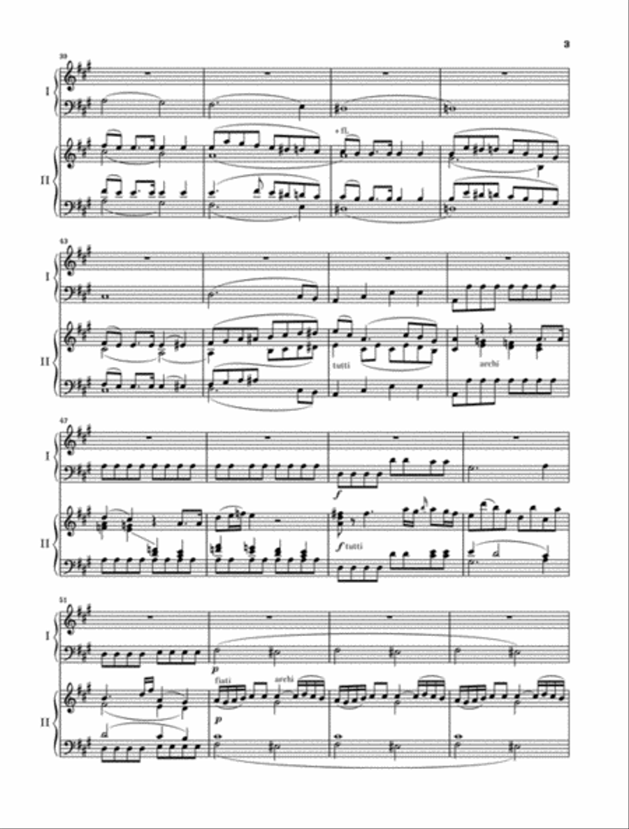 Concerto for Piano and Orchestra A Major K.488 Piano Solo scores gallery preview page 4