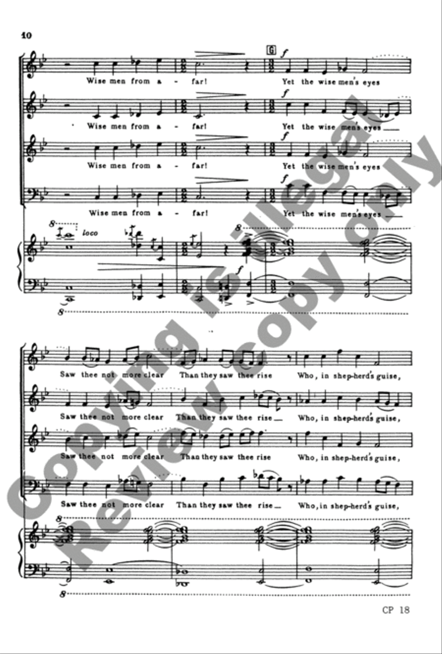 Dirge for the Savior Dirge for the Savior 4-Part scores gallery preview page 22