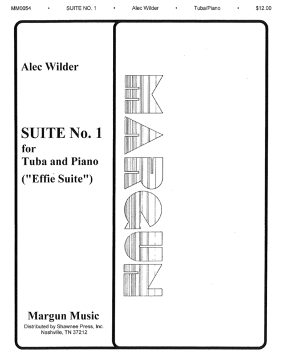 Suite No 1 For Tuba & Piano - "Effie Suite"