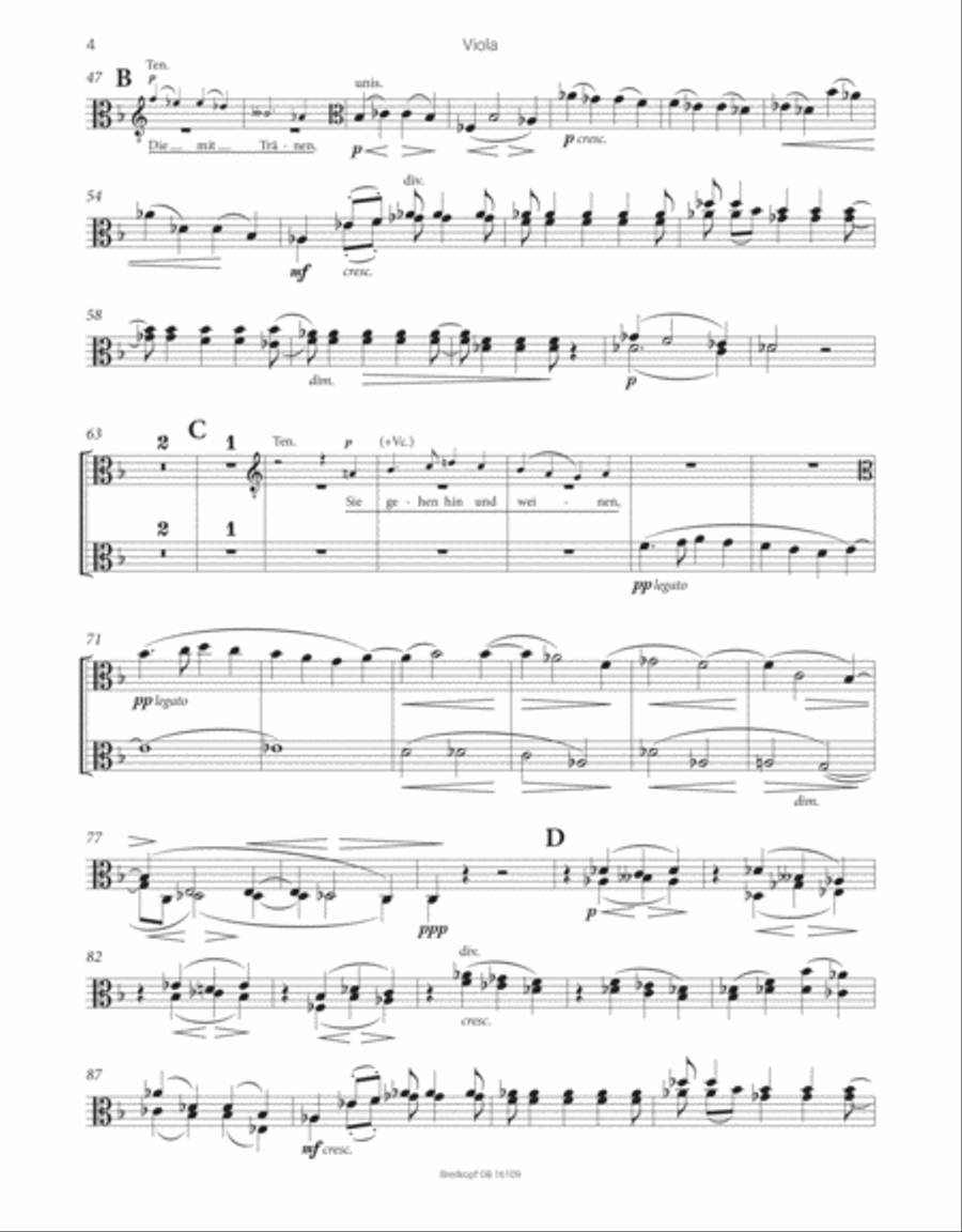 A German Requiem Op. 45 4-Part scores gallery preview page 3