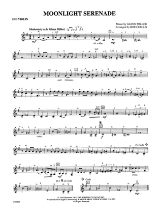 Moonlight Serenade: 2nd Violin