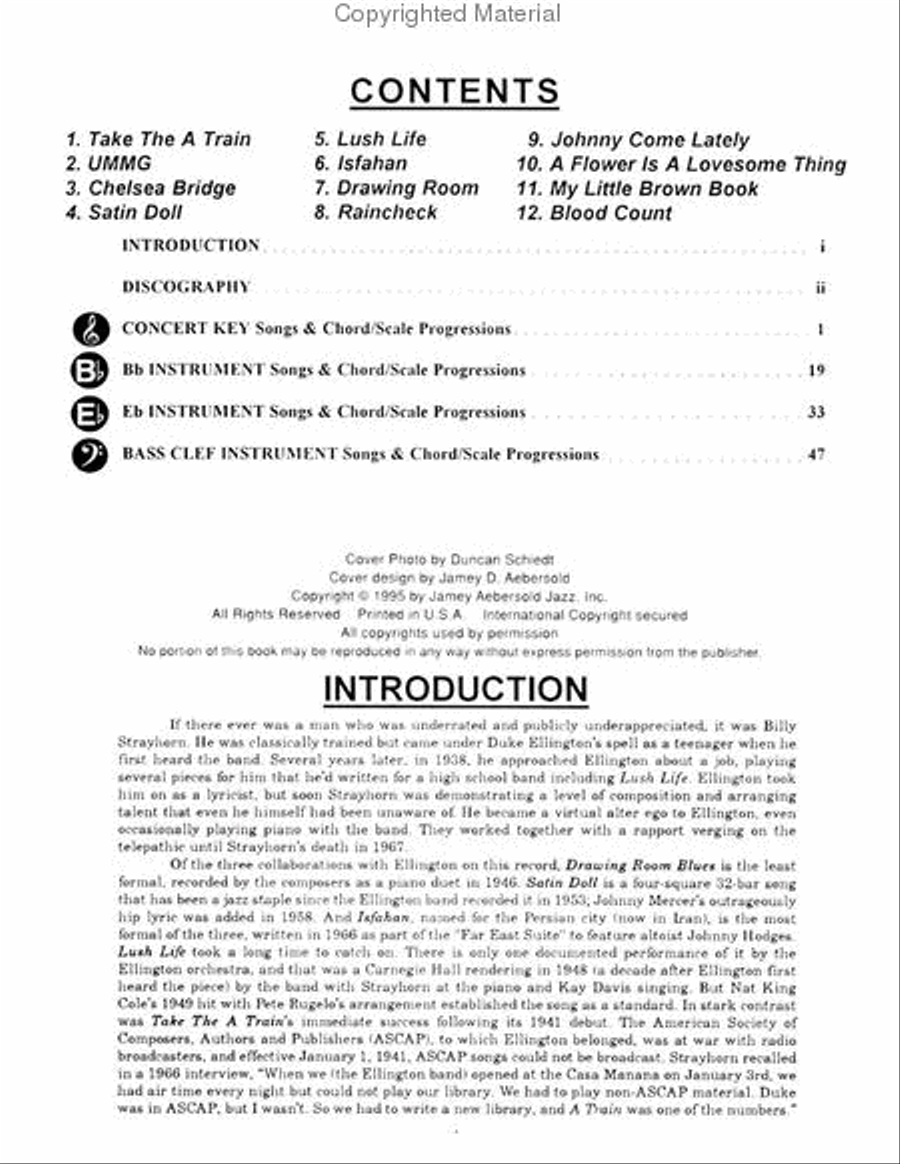 Volume 66 - Billy Strayhorn 