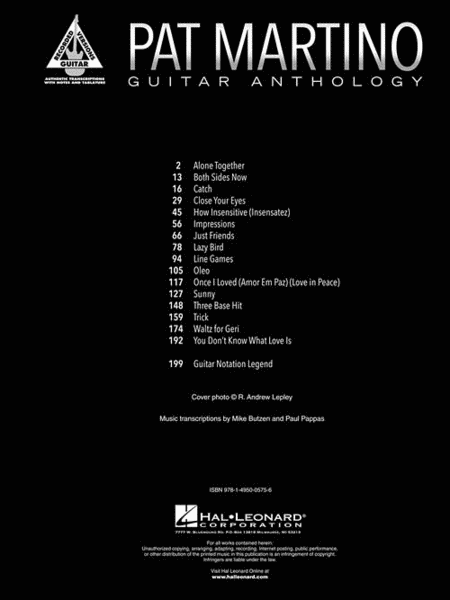 Pat Martino – Guitar Anthology