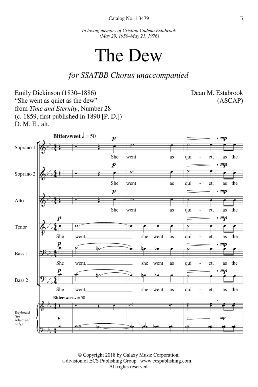 The Dew A Cappella scores gallery preview page 2