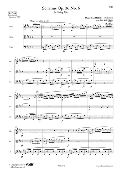 Sonatine Opus 36 No. 6 image number null
