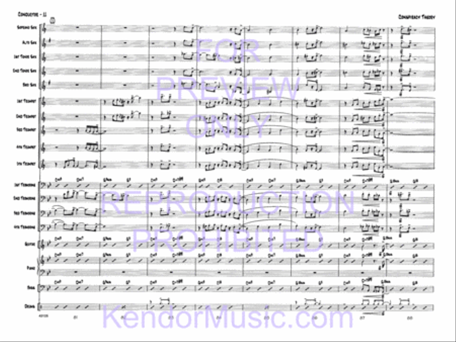 Conspiracy Theory Jazz Ensemble scores gallery preview page 13